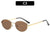 Moderne ovale Sonnenbrille