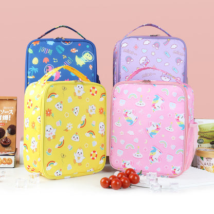 Stylische cartoon-inspirierte isolierte Lunch-Tasche Brehn
