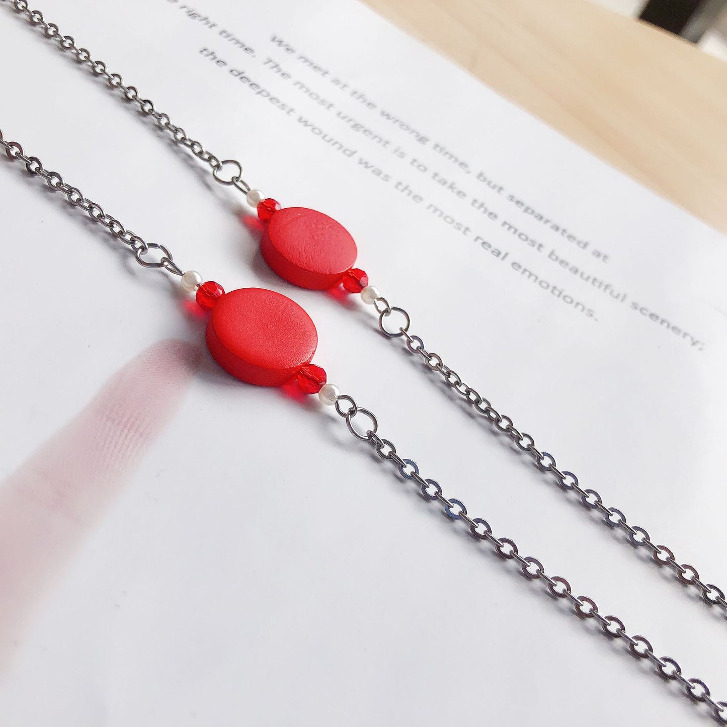 Stylische Dual-Strang Brillenhalterkette Brehn