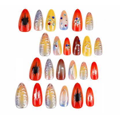 Künstlerisches Stiletto Nagelkunstset