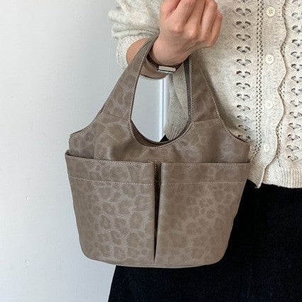 Stilvolle Faux-Leder Tragetasche