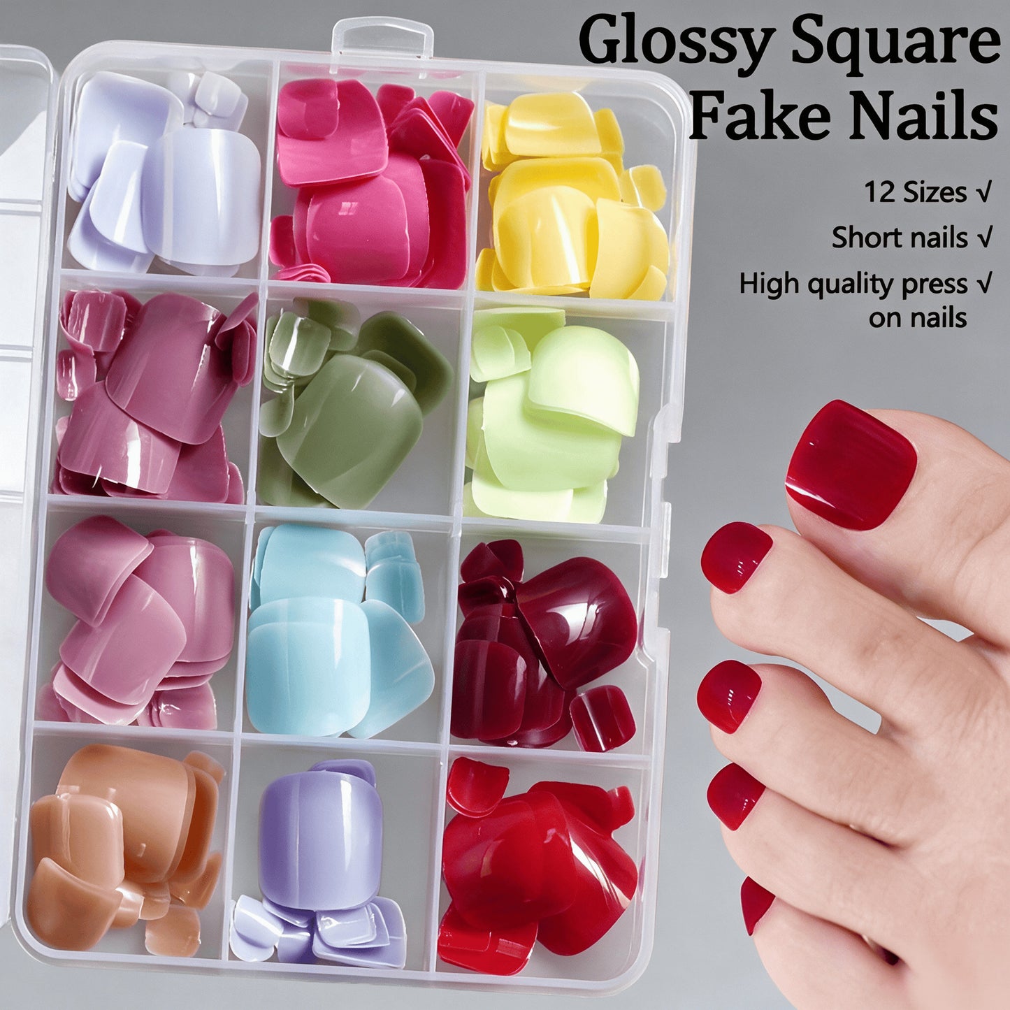 Premium Classic Press-On Nail Set Brehn
