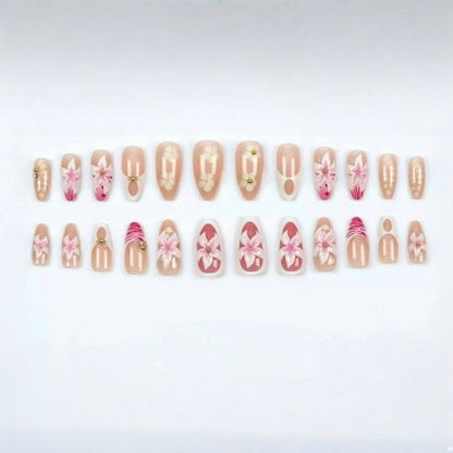 Floral 3D Nagelkunst Brehn