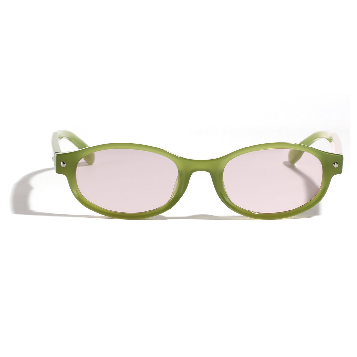 Damen modische Sonnenbrille mit geschwungenem Design und UV-Schutz Brehn