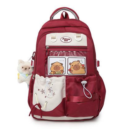Cartoon-Charakter Druck Schulrucksack Brehn