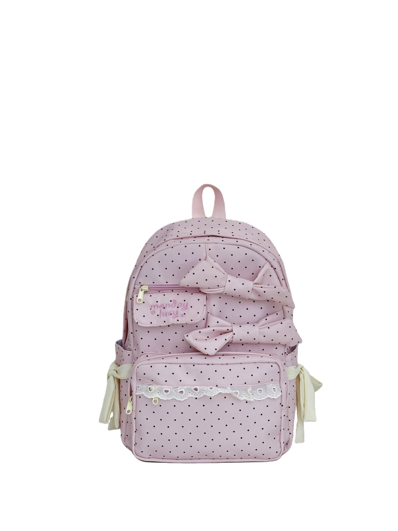 Rucksack mit Verspielten Schleifen und Praktischen Stauraumlösungen Brehn