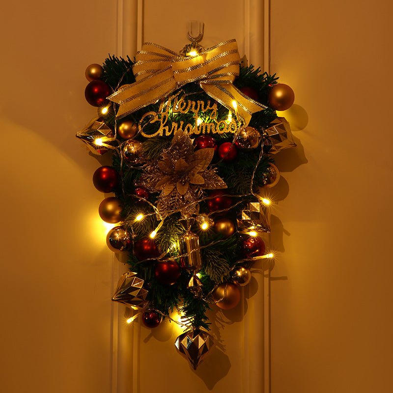 Festliche Weihnachtskranz Dekoration Brehn