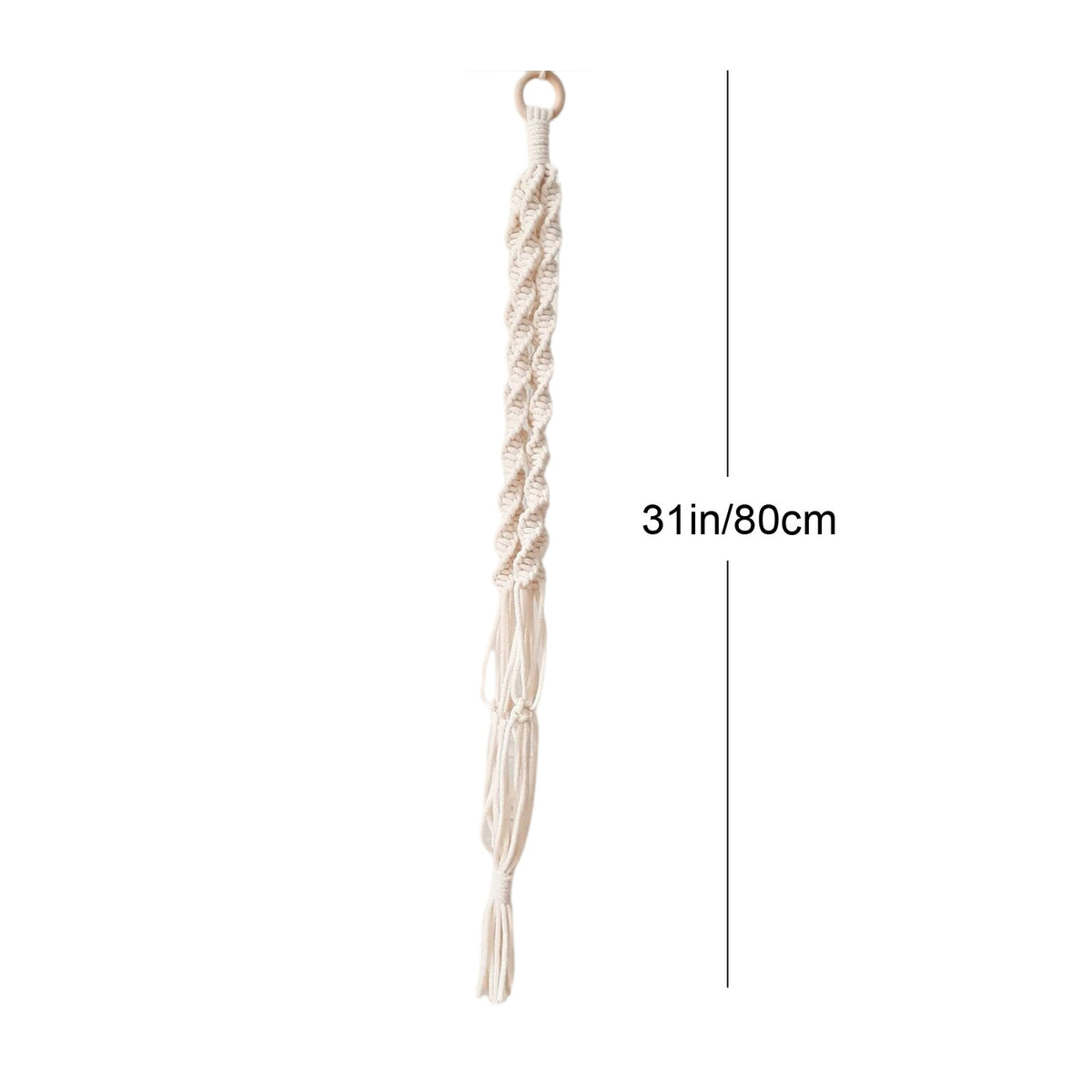 Macrame Wandbehang Dekor mit geflochtenem Design Brehn