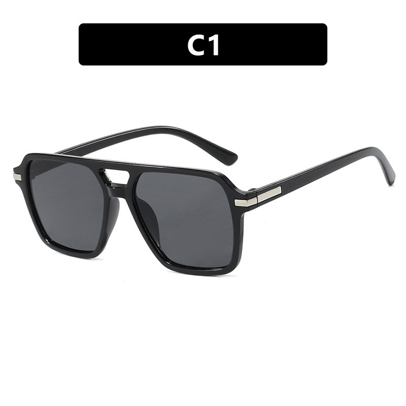 Damen modische rechteckige Sonnenbrille mit stylishem Design und UV-Schutz Brehn