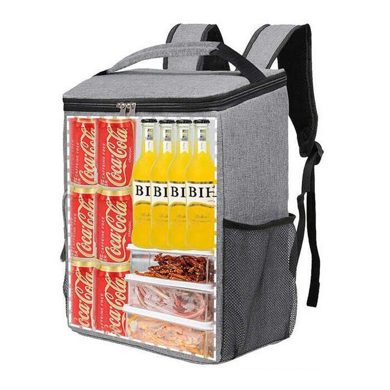 Unisex nan isolierter Kühlrucksack mit großem Hauptfach, Fronttasche und seidiger Thermo-Isolierung Brehn