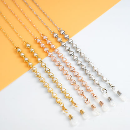 Elegante perlverknüpfte Brillenband Brehn