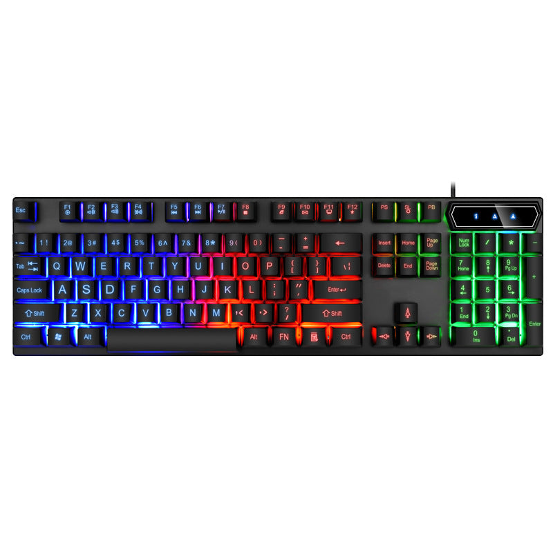 RGB Hintergrundbeleuchtete Mechanische Tastatur mit Multimedia-Steuerung Brehn