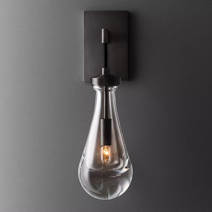 Elegante Glas Wandlampe
