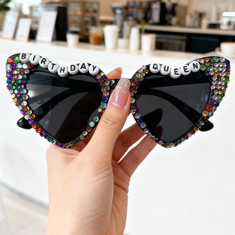 Statement Herzrahmen Sonnenbrille Brehn