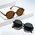 Damen modische Sonnenbrille mit stylischer runder Form Brehn