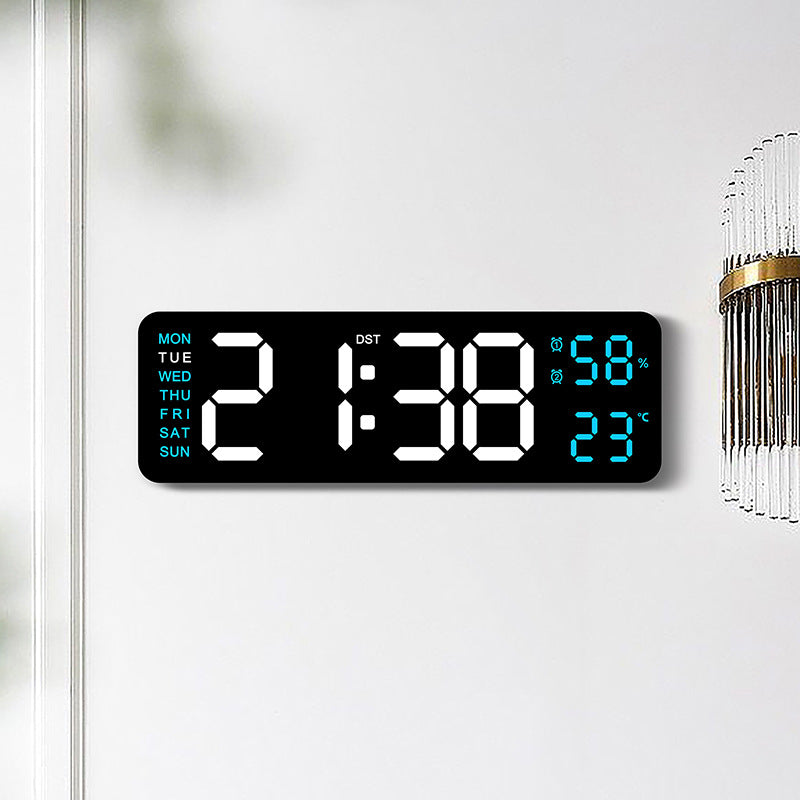 Digitaler Multifunktionswecker mit Hygrometer und Temperaturanzeige Brehn