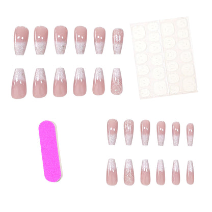 Glamouröse Glitzer-Nagelverlängerungen Brehn