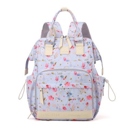 Verspielter Grafikdruck Baby Windel Rucksack Brehn