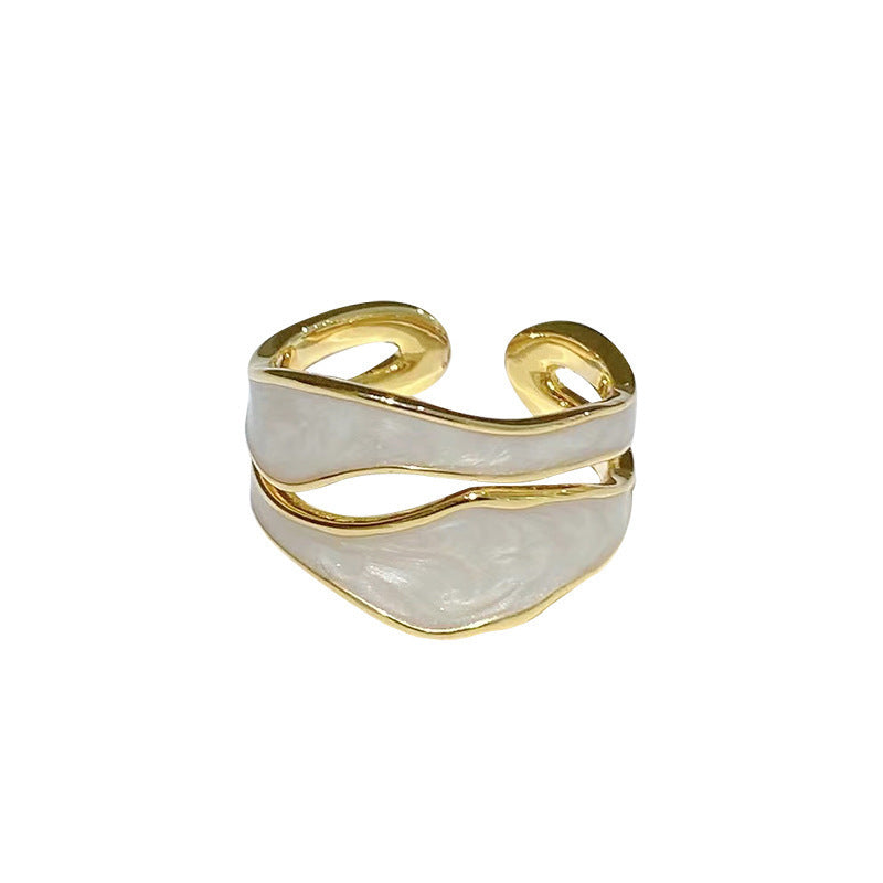 Eleganter Doppelring mit Organischem Design Brehn