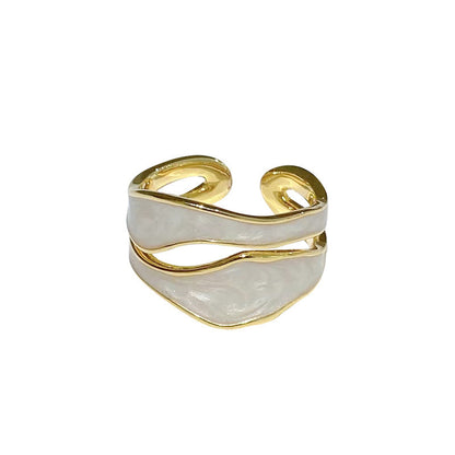 Eleganter Doppelring mit Organischem Design Brehn