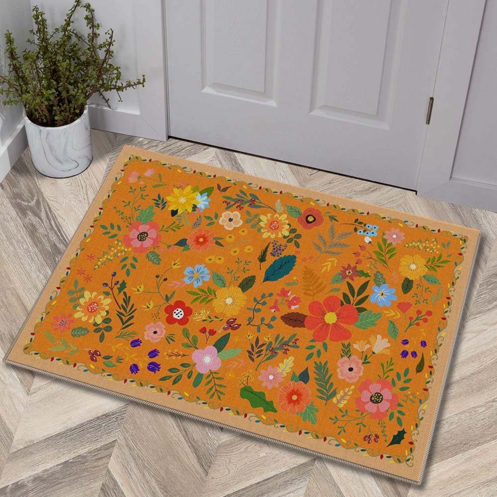 Luxuriöse Floral Design Badmatte Brehn