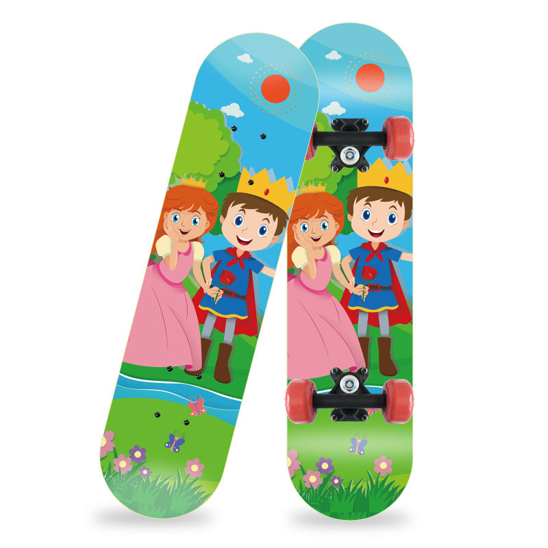 Cartoon-inspirierte Mini-Skateboard Brehn