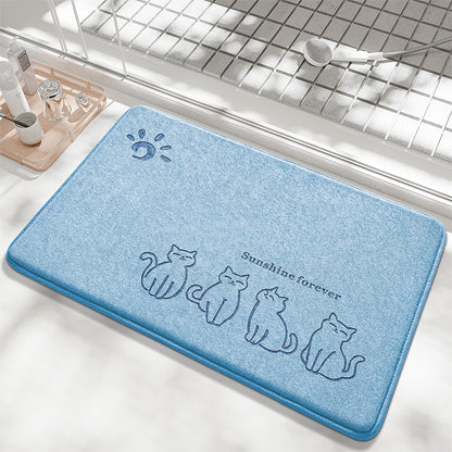 Verspieltes Bunny Design Badematte Brehn