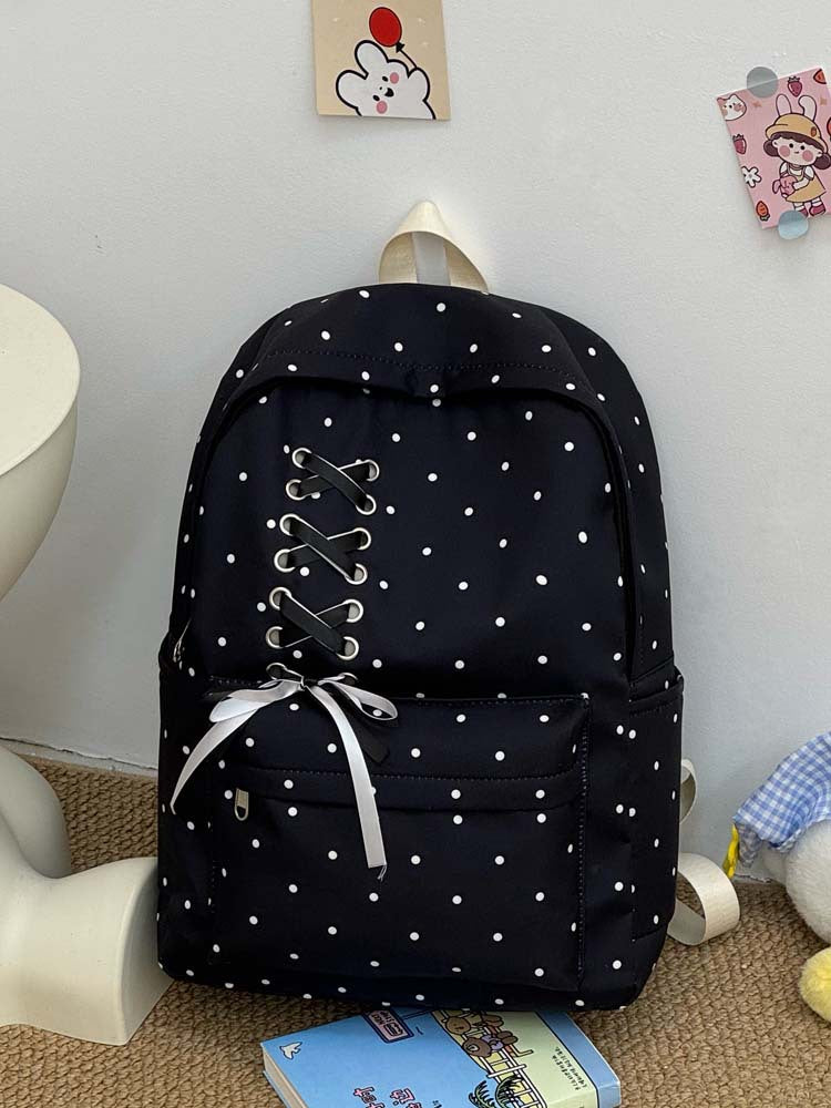 Verspielter Punkte Casual Rucksack Brehn