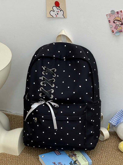Verspielter Punkte Casual Rucksack Brehn