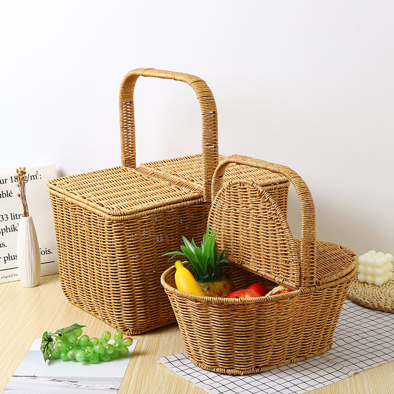 Woven Picnic Basket Brehn