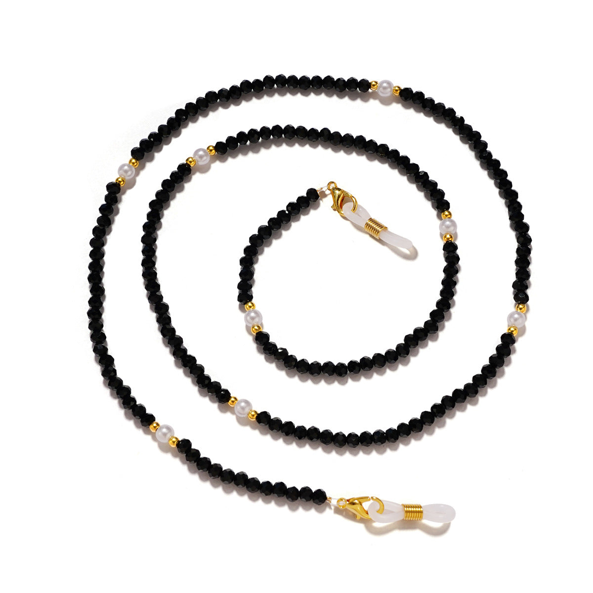 Elegante kristallbesetzte Brillekette Brehn