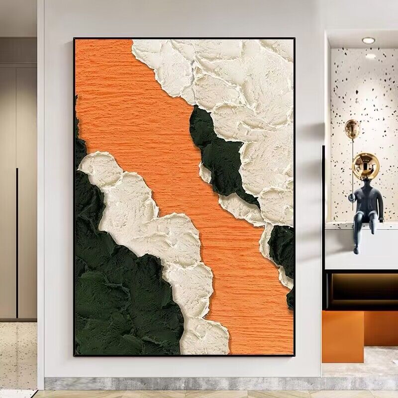 Abstract Texturiertes Leinwandkunstdruck
