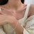 Elegante gedrehte Goldkette Armband Brehn