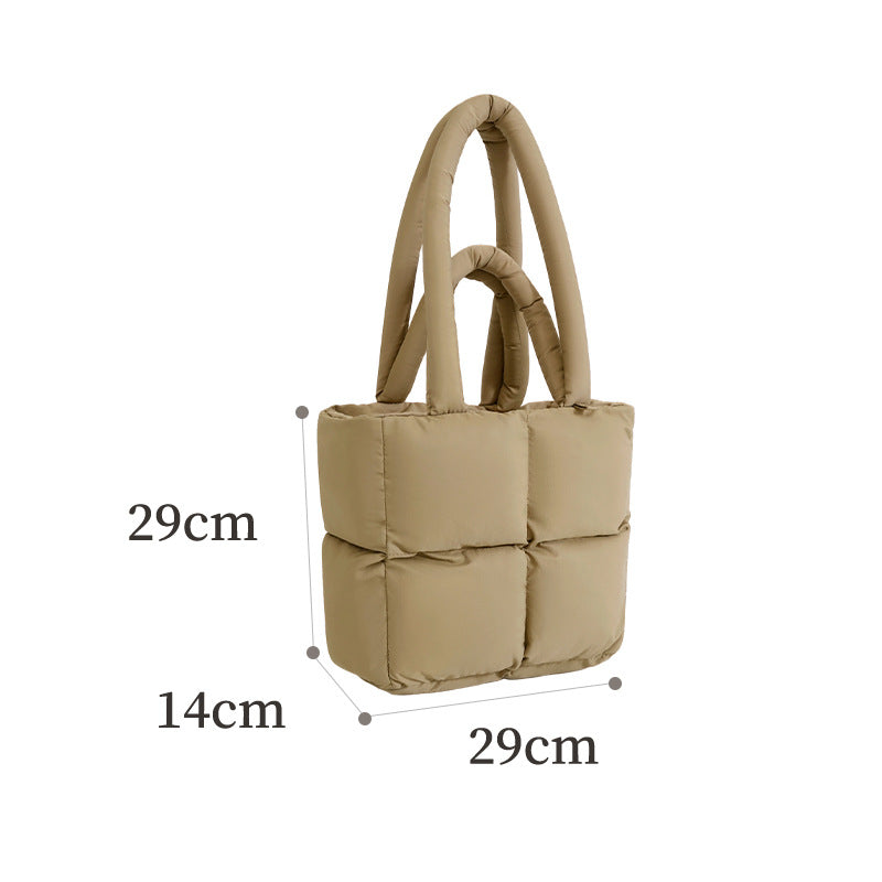 Gepolsterte Puff-Tote-Bag Brehn
