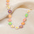 Florales Charme Statement-Halskette Brehn