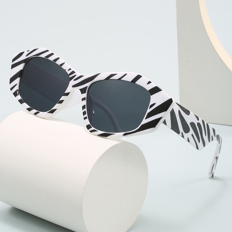 Damen Kreative Sonnenbrille im exotischen Leopardenmuster Brehn