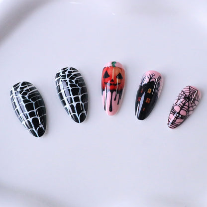 Spooky Halloween Themen Nagelkunst Brehn