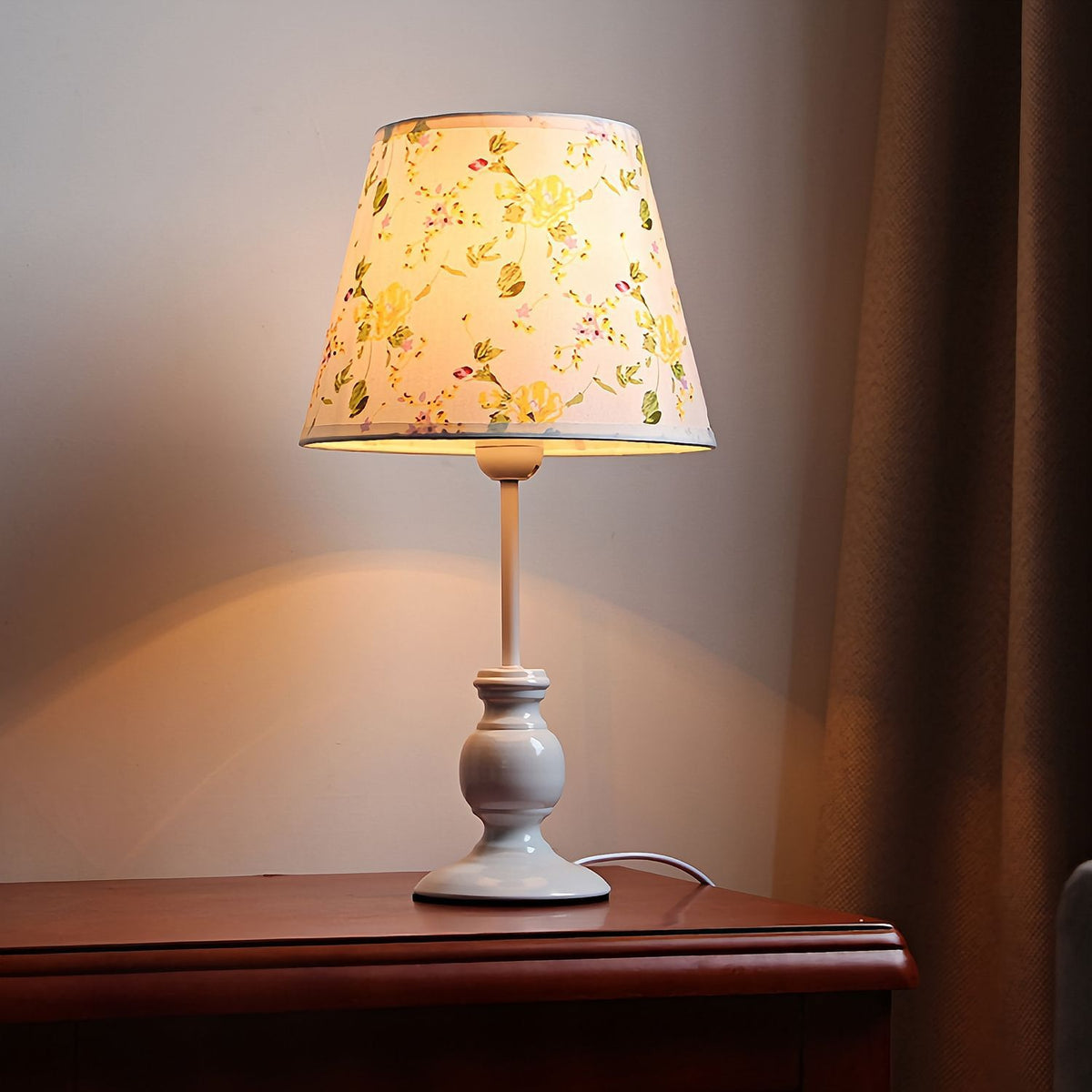 Moderne Florale Tischlampe