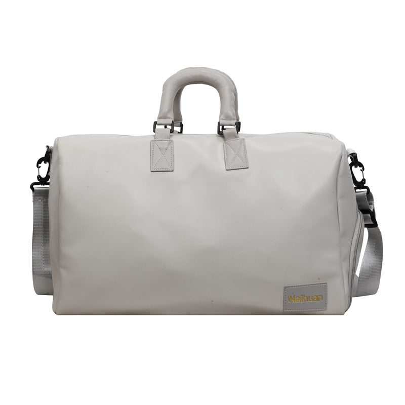 Premium Leder Reise-Duffel-Tasche