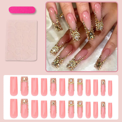 Kunstnagelset mit Glamourösen Strassakzenten Brehn
