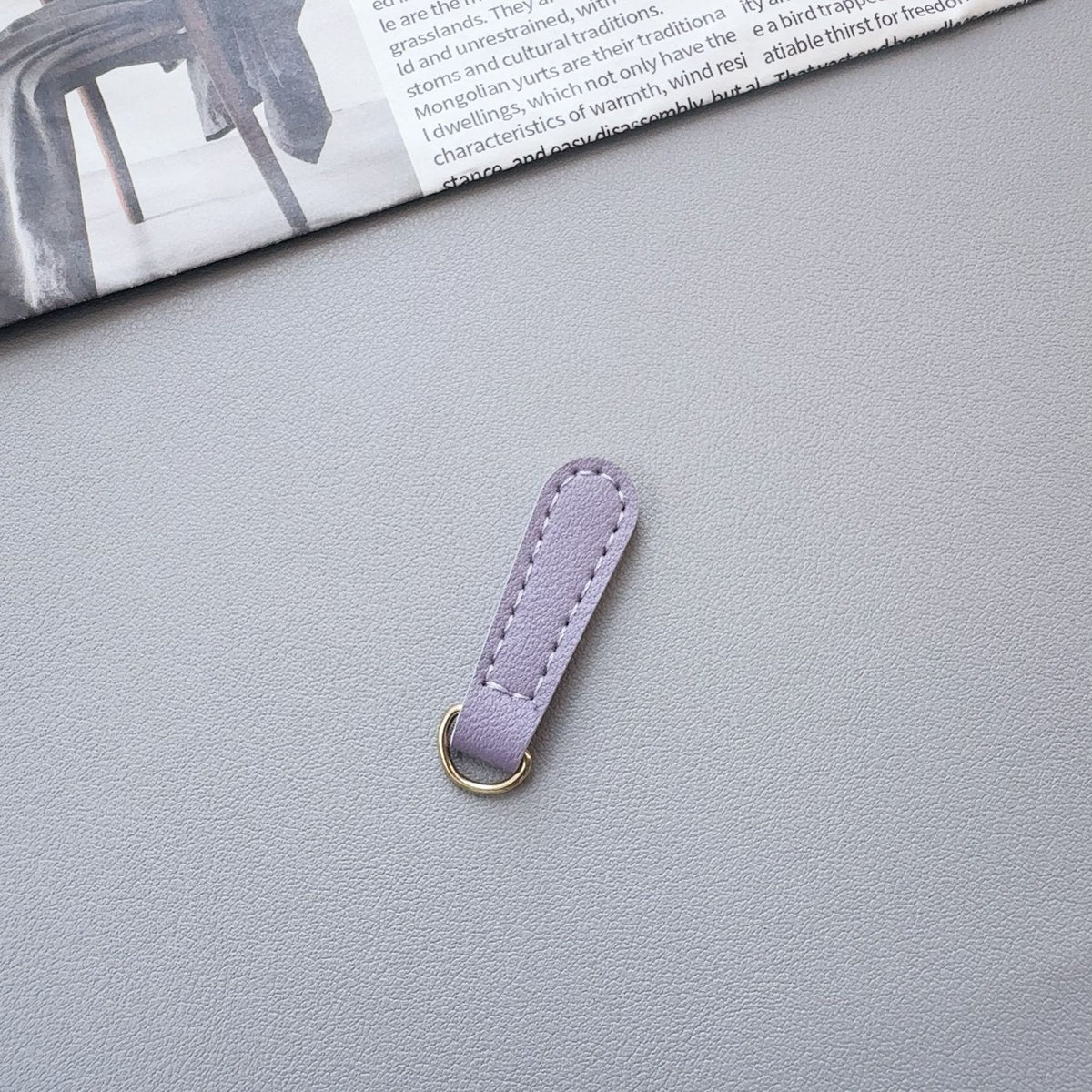 Stylische Leder Schlüsselanhänger Tab Brehn