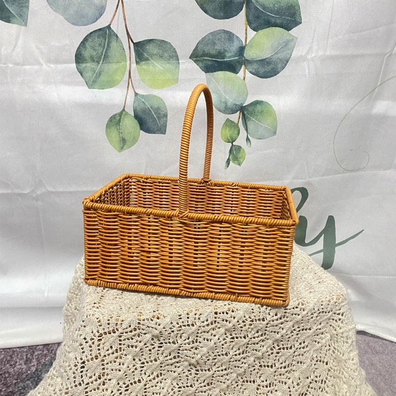 Unisex Korb aus geflochtenem Material Brehn