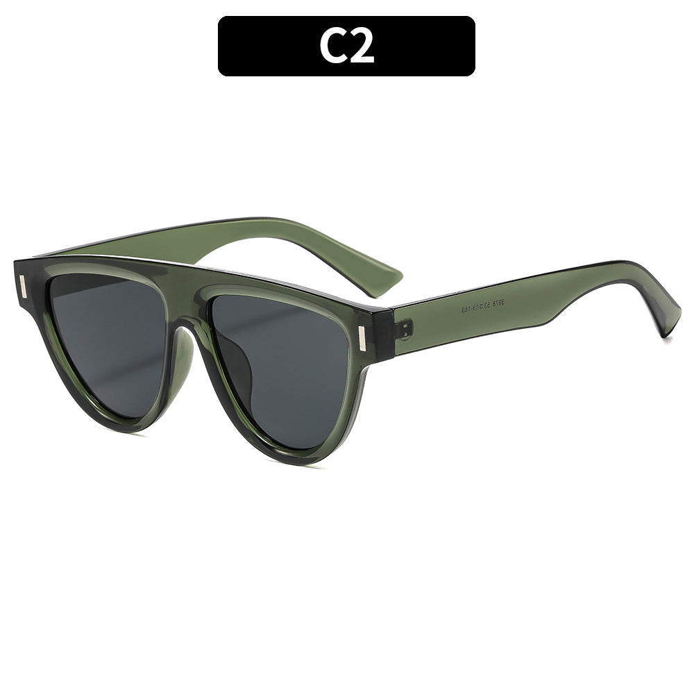 Modische geometrische Cat-Eye-Sonnenbrillen