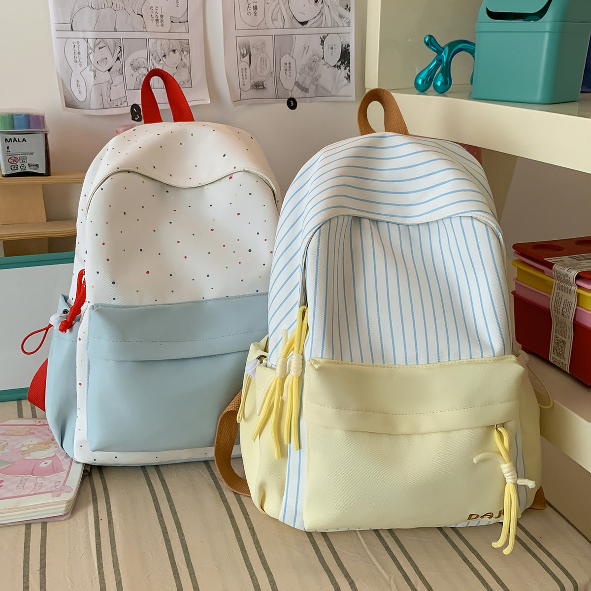 Trendige vielseitige Canvas-Rucksack Brehn