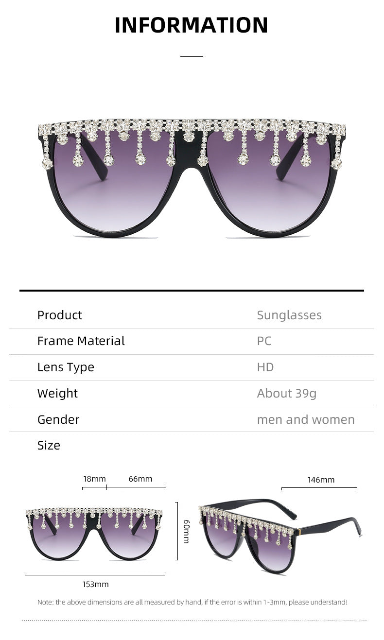 Damen Dekorative Glamour-Sonnenbrille Brehn