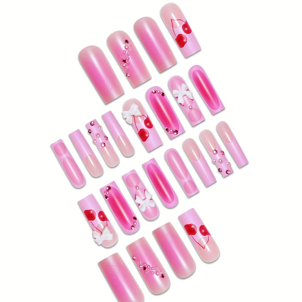 Kreatives Kirschblüten-Nagelkunst-Set Brehn