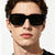 Damen modische Quadrat-Sonnenbrille Brehn