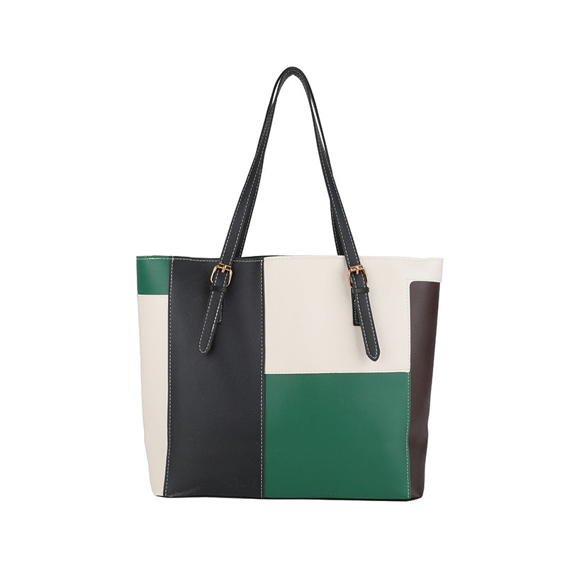 Stylische Farbblock-Tote-Bag Brehn