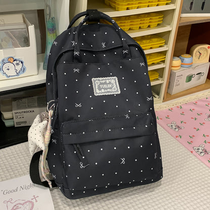 Stylischer gepunkteter Rucksack Brehn