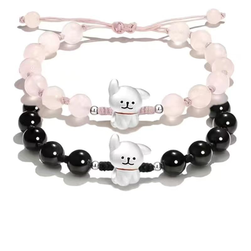 Verstellbares süßes Hund Charm Armband Brehn